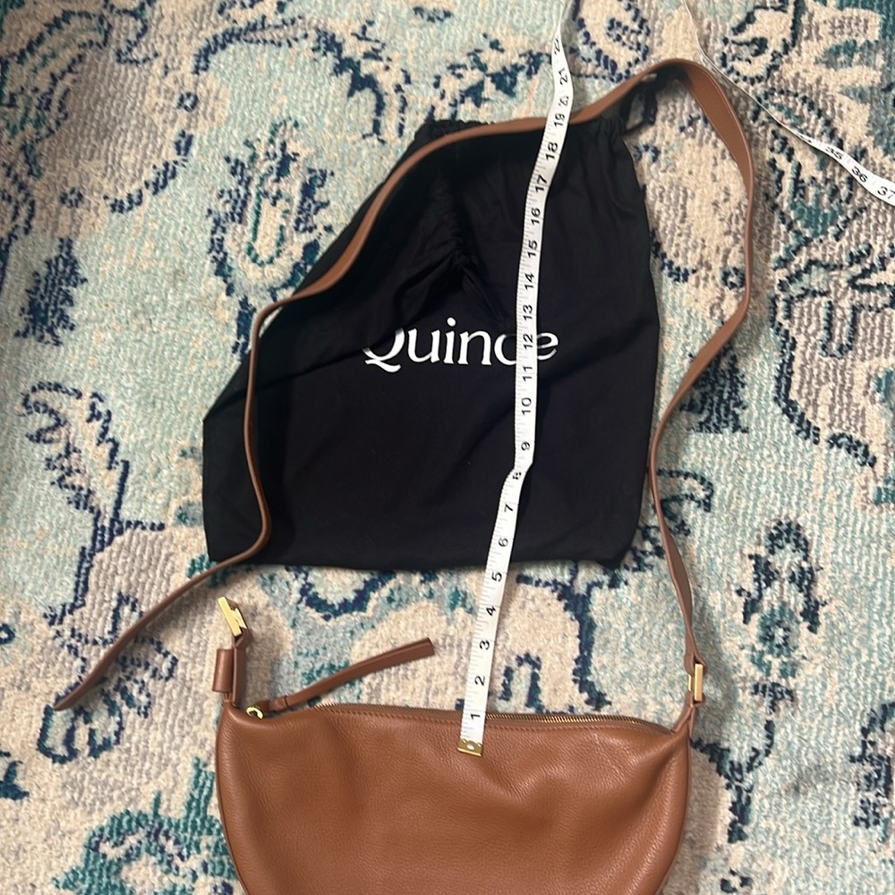 Quince Tan Leather Handbag - Picture 16 of 16